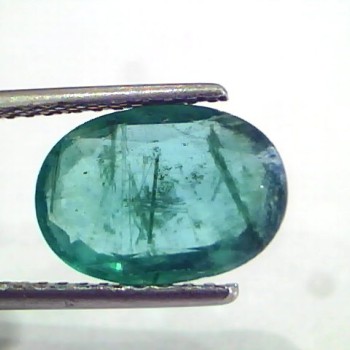 3.49 Ct Untreated Natural Zambian Emerald Gemstone Panna Gems