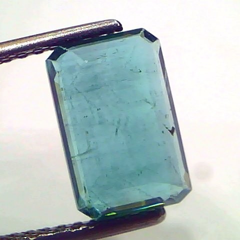 3.49 Ct Certified Untreated Natural Zambian Emerald Gemstone Panna