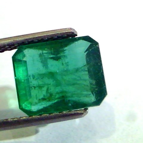 3.59 Ct Unheated Untreated Natural Zambian Emerald Gemstone AA