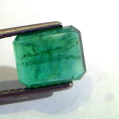 3.59 Ct Unheated Untreated Natural Zambian Emerald Gemstone AA