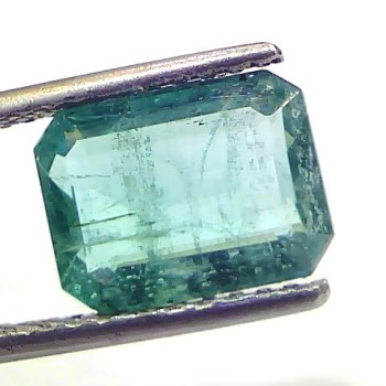 3.50 Ct GII Certified Untreated Natural Zambian Emerald Gemstones