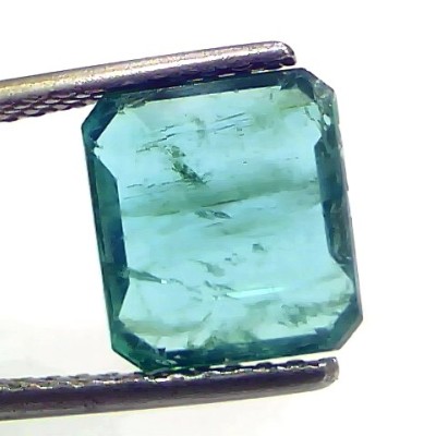 3.57 Ct Certified Untreated Natural Zambian Emerald Gemstone Panna