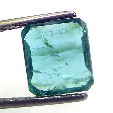 3.57 Ct Certified Untreated Natural Zambian Emerald Gemstone Panna