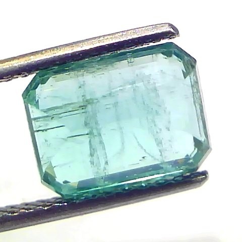 3.50 Ct GII Certified Untreated Natural Zambian Emerald Gemstones