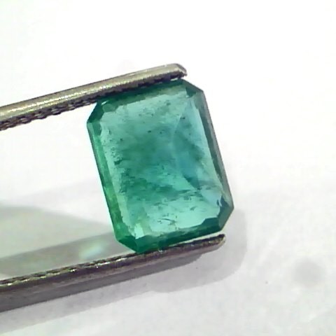 3.58 Ct Untreated Natural Zambian Emerald Gemstone Panna AAA