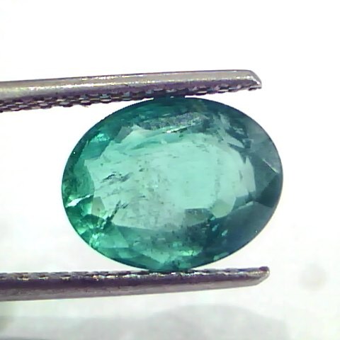 3.52 Ct Untreated Natural Zambian Emerald Gemstone Panna AAA
