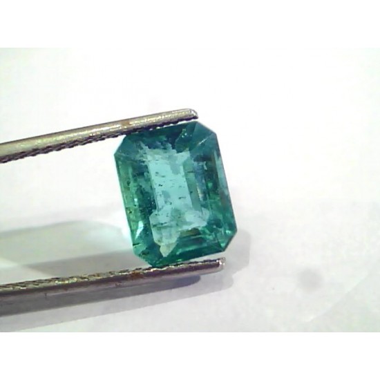 3.60 Ct Untreated Natural Zambian Emerald Gemstone Panna AAA