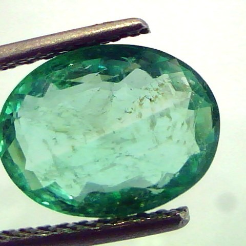3.52 Ct Unheated Untreated Natural Colombian Emerald AAA