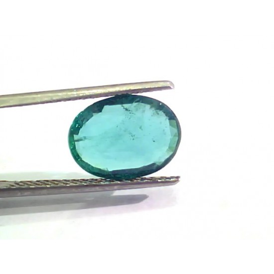 3.57 Ct Untreated Natural Zambian Emerald Gemstone Panna AAAAA