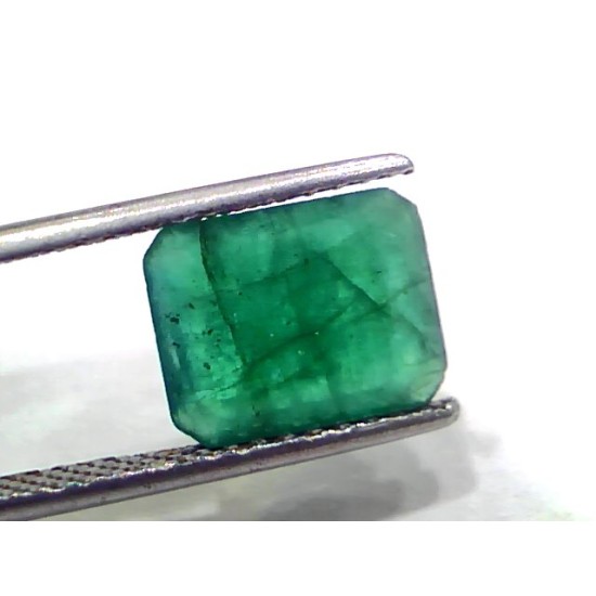 3.64 Ct Certified Untreated Natural Zambian Emerald Panna Gemstone