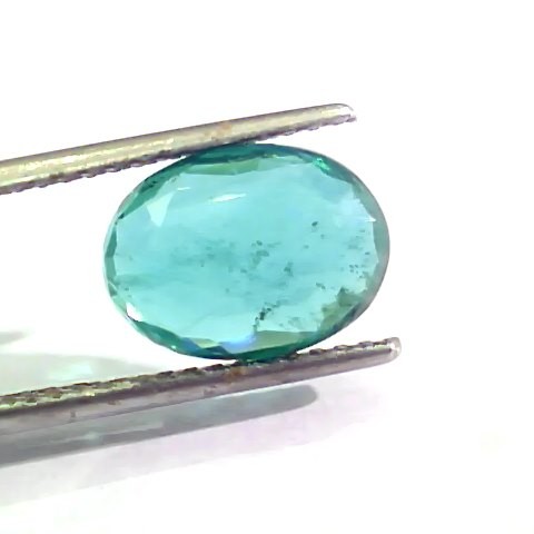 3.57 Ct Untreated Natural Zambian Emerald Gemstone Panna AAAAA