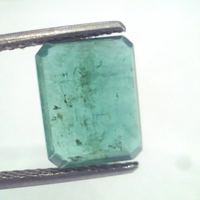 3.58 Ct Untreated Natural Zambian Emerald Gemstone Panna Gems