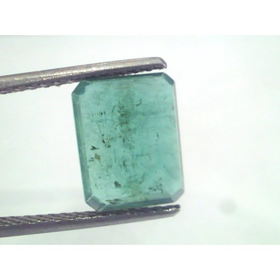 3.58 Ct Untreated Natural Zambian Emerald Gemstone Panna Gems