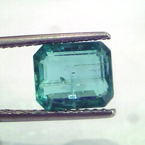 3.05 Ct Certified Untreated Natural Zambian Emerald Gemstone AAA