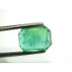 3.61 Ct GII Certified Untreated Natural Zambian Emerald Gemstone Panna AA