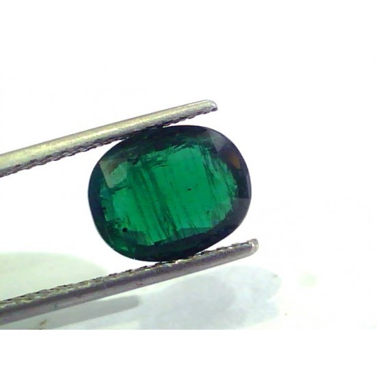 3.62 Ct Untreated Top Colour Premium Natural Zambian Emerald AAA