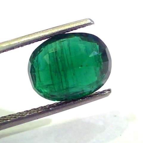 3.62 Ct Untreated Top Colour Premium Natural Zambian Emerald AAA