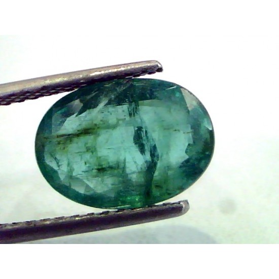3.64 Ct Unheated Untreated Natural Zambian Emerald Gemstone