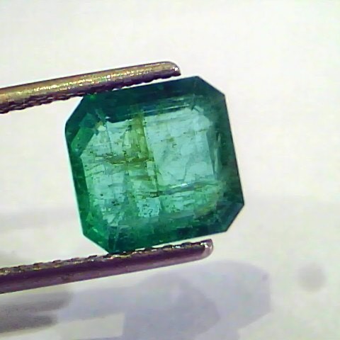 3.70 Ct Untreated Natural Zambian Emerald Gemstone Panna
