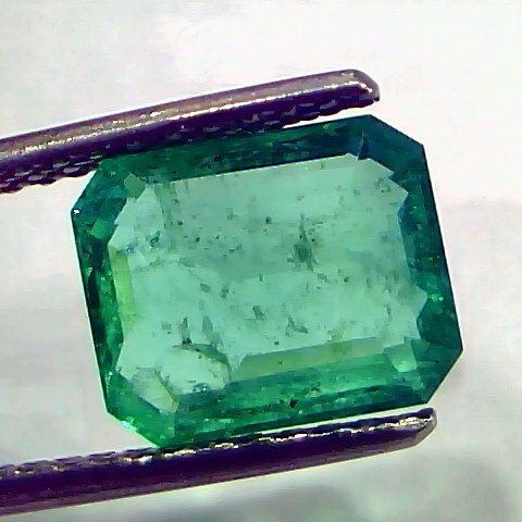 3.68 Ct IGI Certified Untreated Natural Colombian Emerald Gems AAA
