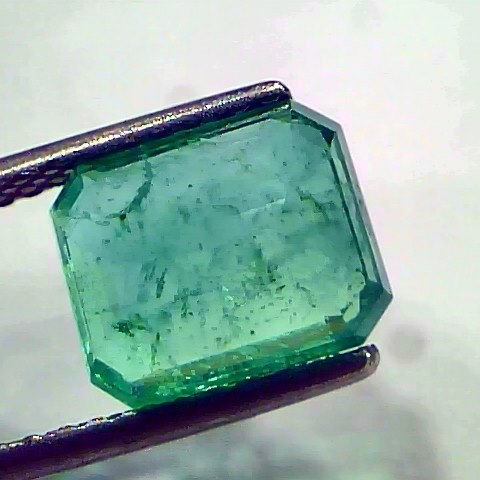 3.68 Ct IGI Certified Untreated Natural Colombian Emerald Gems AAA
