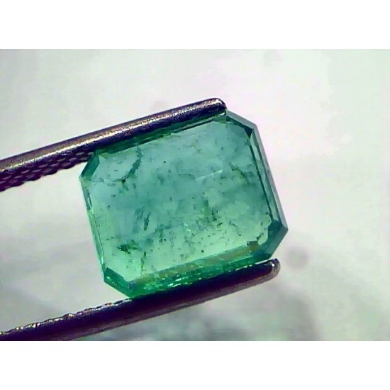 3.68 Ct IGI Certified Untreated Natural Colombian Emerald Gems AAA