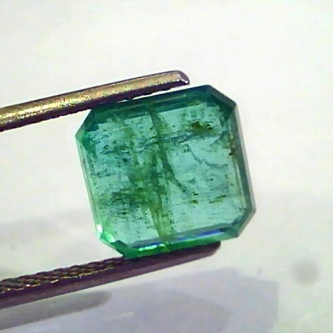 3.70 Ct Untreated Natural Zambian Emerald Gemstone Panna