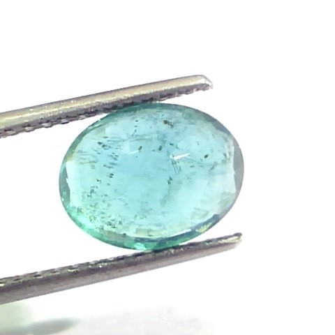 3.69 Ct Untreated Natural Zambian Emerald Gemstone Panna AAAAA