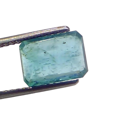 3.69 Ct GII Certified Untreated Natural Zambian Emerald Panna Gemstone 3.69 Ct GII Certified Untreated Natural Zambian Emerald Panna Gemstone