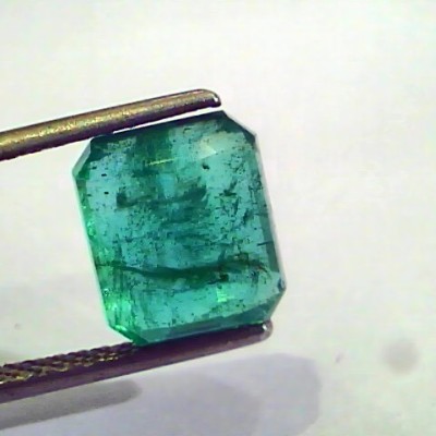 3.70 Ct Untreated Natural Zambian Emerald Gemstone Panna