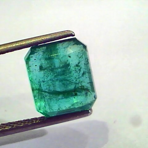 3.70 Ct Untreated Natural Zambian Emerald Gemstone Panna