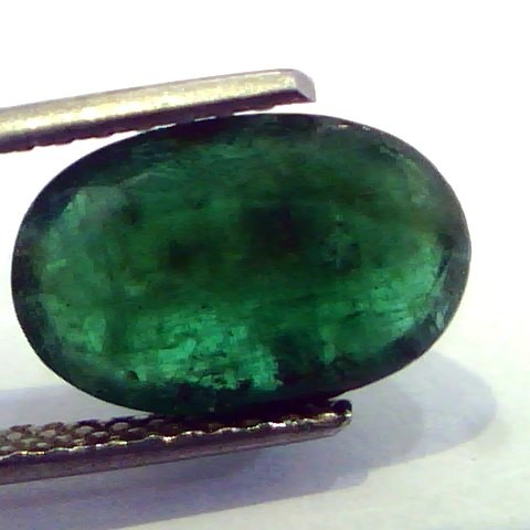 3.76 Carat Natural Untreated Zambian Emerald A++ Premium