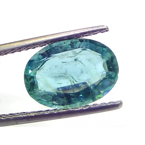 3.71 Ct GII Certified Untreated Natural Zambian Emerald Gemstones