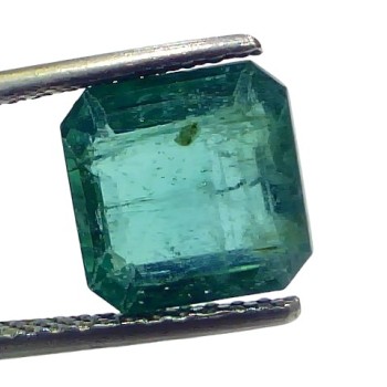 3.73 Ct Gii Certified Untreated Natural Zambian Emerald Panna Gemstone 3.73 Ct Gii Certified Untreated Natural Zambian Emerald Panna Gemstone