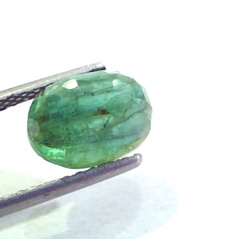 3.77 Ct Unheated Untreated Natural Zambian Emerald Panna Gems