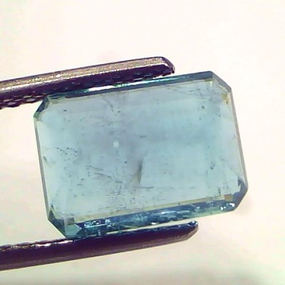 3.75 Ct Certified Untreated Natural Zambian Emerald Gemstone Panna