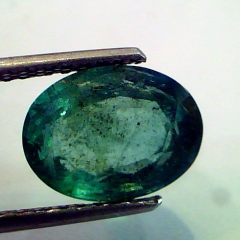 3.78 Ct Untreated Natural Zambian Emerald Gemstone Real Panna