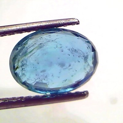 3.79 Ct IGI Certified Untreated Natural Zambian Emerald Gemstone