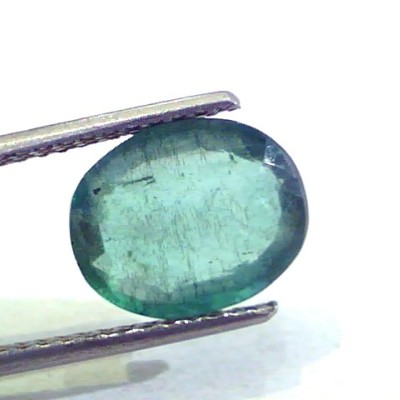 3.81 Ct Unheated Untreated Natural Zambian Emerald Panna Gemstones
