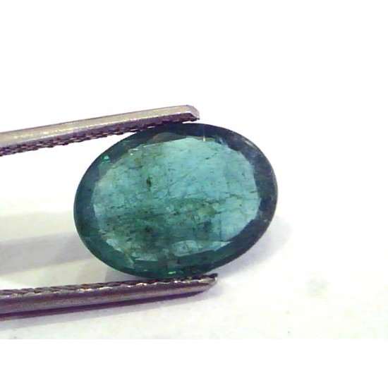 3.85 Ct Untreated Natural Zambian Emerald Gemstone Panna stone