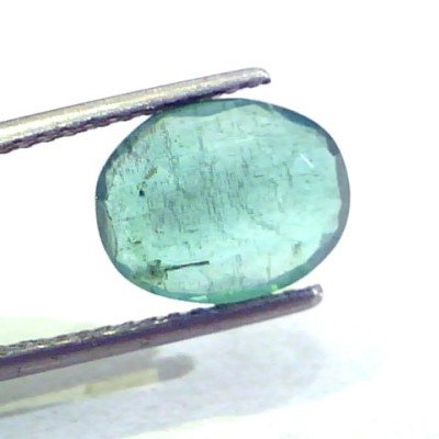 3.81 Ct Unheated Untreated Natural Zambian Emerald Panna Gemstones