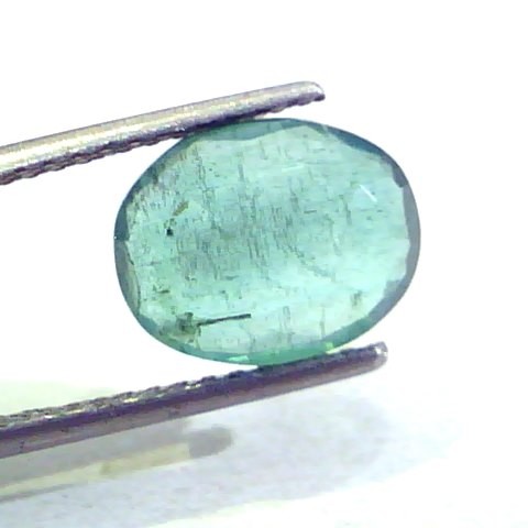 3.81 Ct Unheated Untreated Natural Zambian Emerald Panna Gemstones