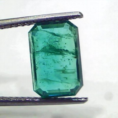 3.80 Ct GII Certified Untreated Natural Zambian Emerald Gems AA