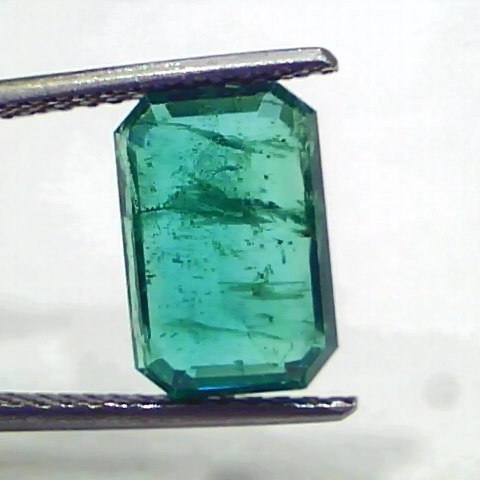 3.80 Ct GII Certified Untreated Natural Zambian Emerald Gems AA