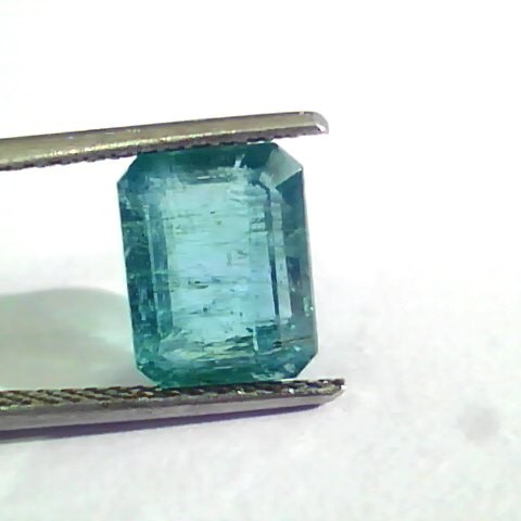 3.88 Ct Untreated Natural Zambian Emerald Gemstone Panna AAA