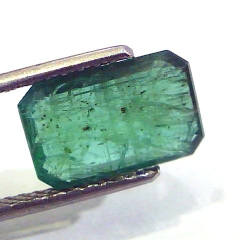 3.88 Ct Untreated Natural Zambian Emerald Gemstone Panna stone
