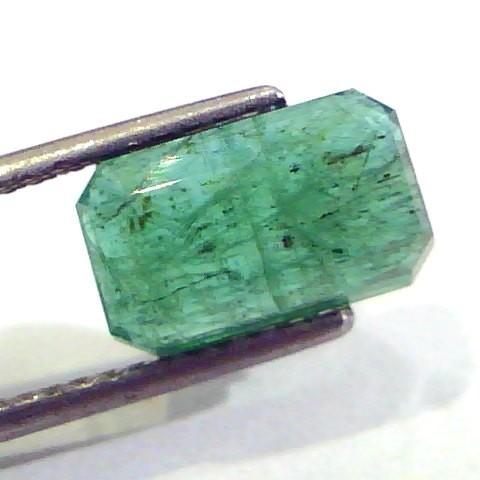 3.88 Ct Untreated Natural Zambian Emerald Gemstone Panna stone