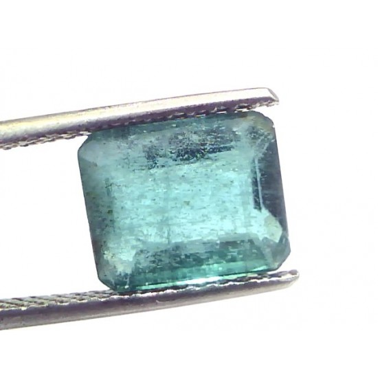 3.86 Ct Certified Untreated Natural Zambian Emerald Gemstone