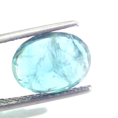 3.86 Ct Untreated Natural IGI Certified Zambian Emerald Gemstone AA