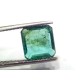 3.87 Ct GII Certified Untreated Natural Zambian Emerald Gemstone